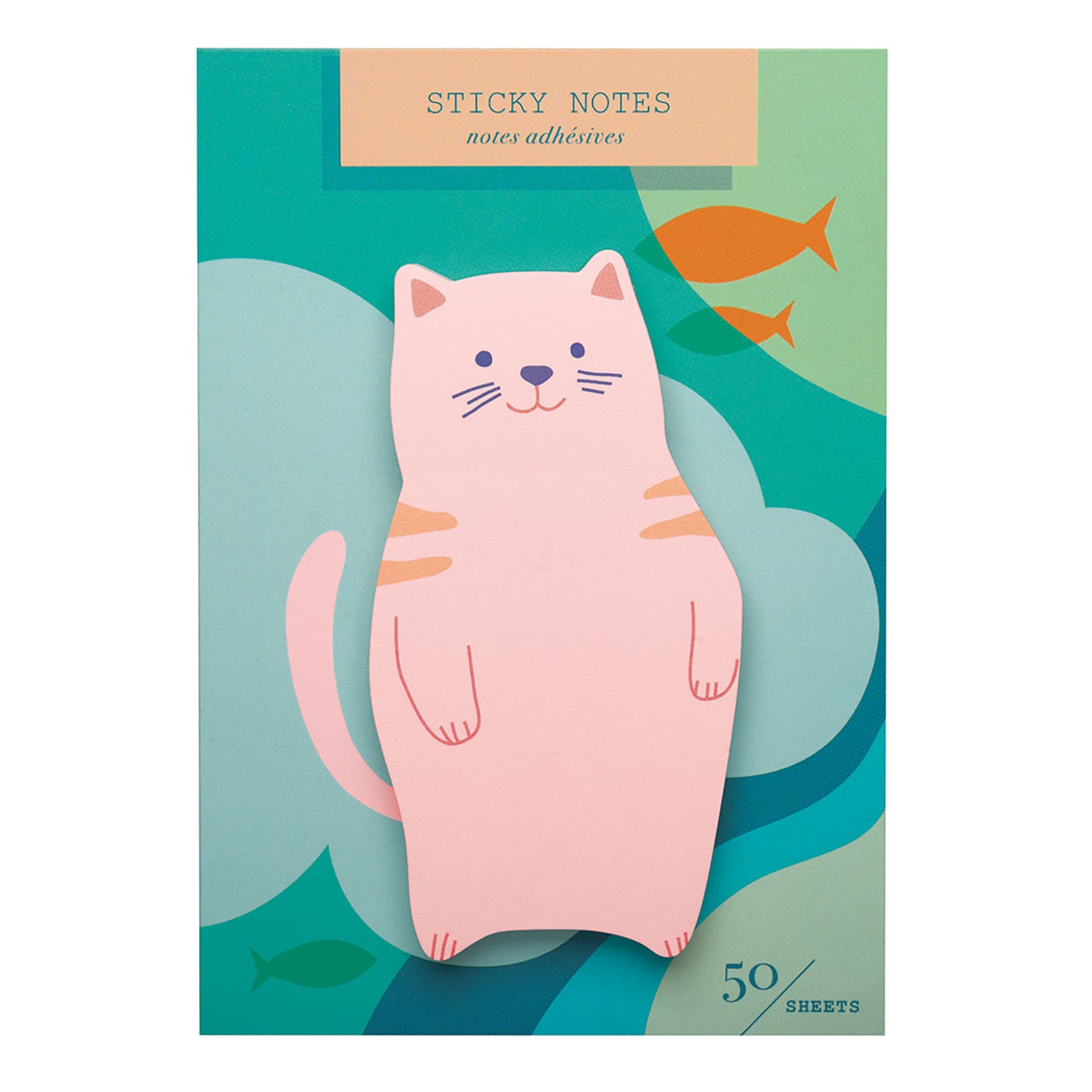 Die Cut Sticky Notes : Gone Fishing