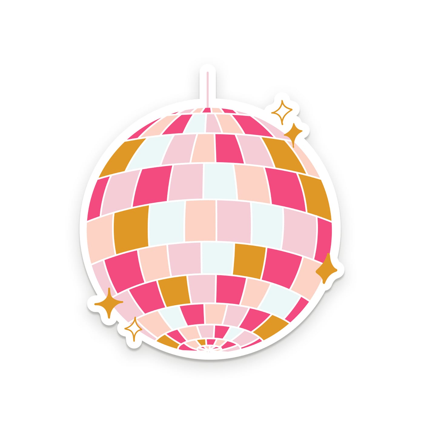 Follow The Call Of The Disco Ball Vinyl Sticker – Just Fabulous Palm Springs
